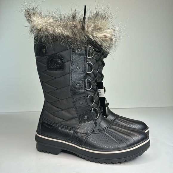 Sorel Tofino II Faux Fur Lined Waterproof Boot Women’s Black 5 - Picture 11 of 13